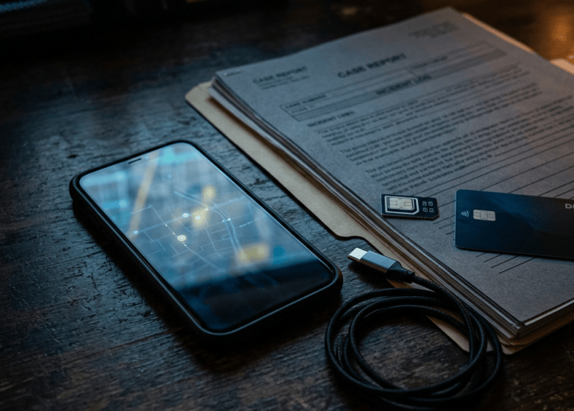 Smartphone beside theft-report essentials